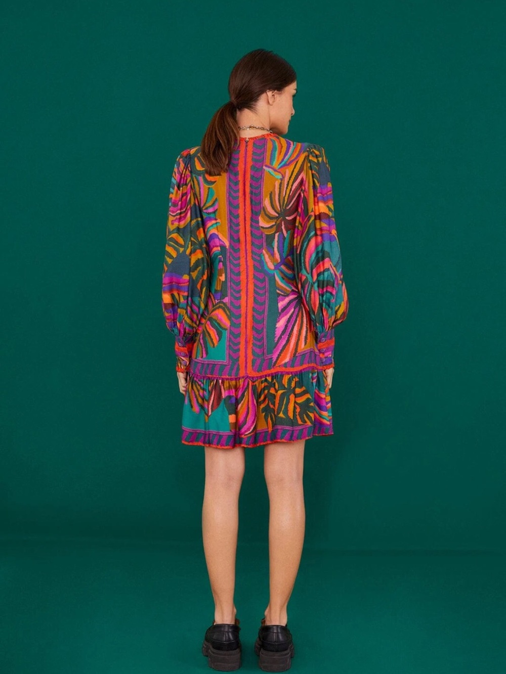 FARM Rio Foliage Dress - Size XL - NWOT - Picture 2 of 10